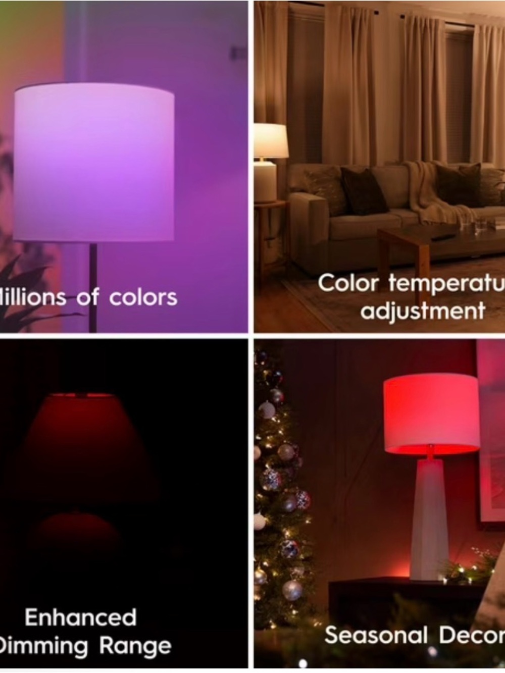 Direct Connect Smart LED Bulbs (4-Pack) – White/Blue - Picture 8 of 8
